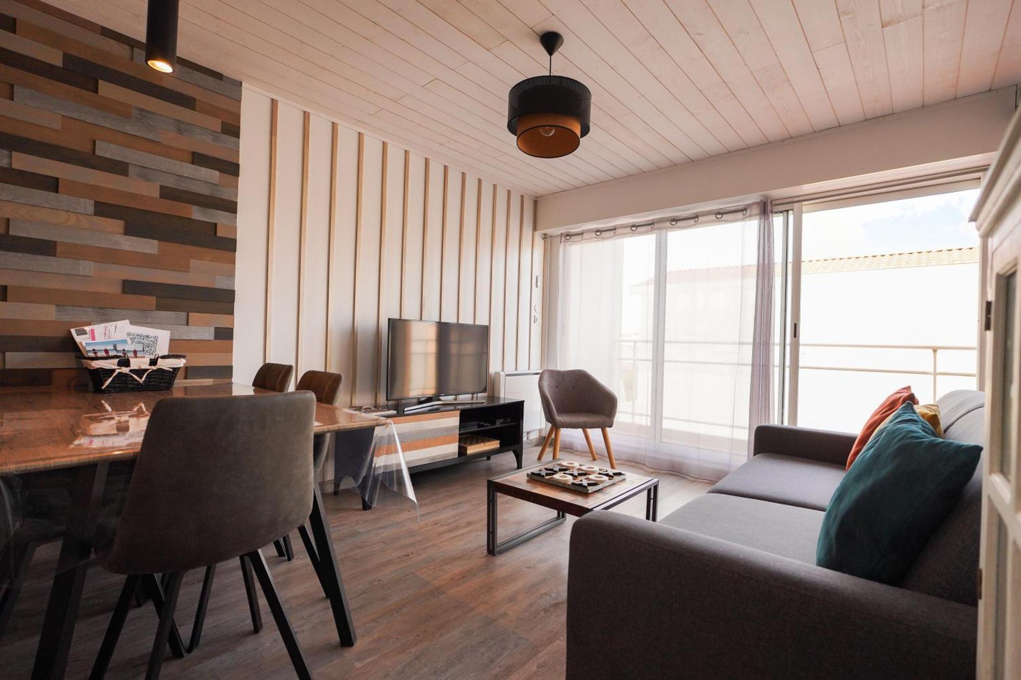 Superbe Appart.55M2 - 200M Ocean Et Parking Biscarrosse Exteriör bild
